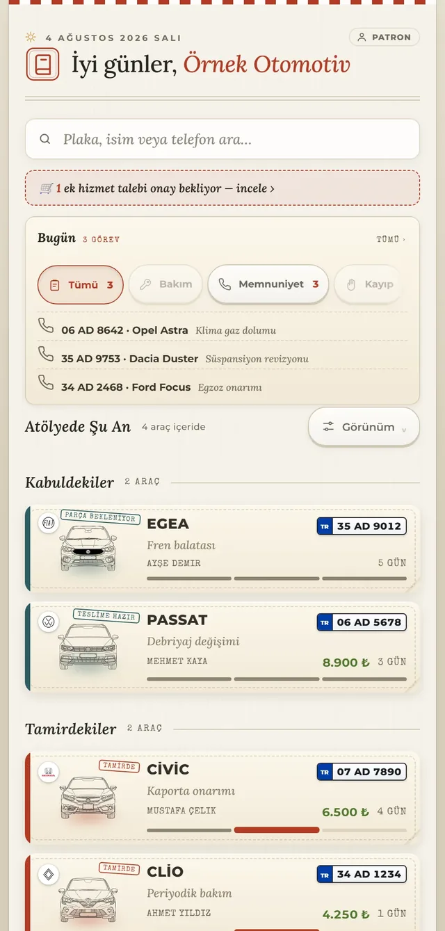 Atölye Defteri — Atölye defteri