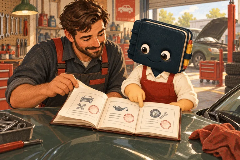 Servis karnesi için çizilmiş atölye sahnesi